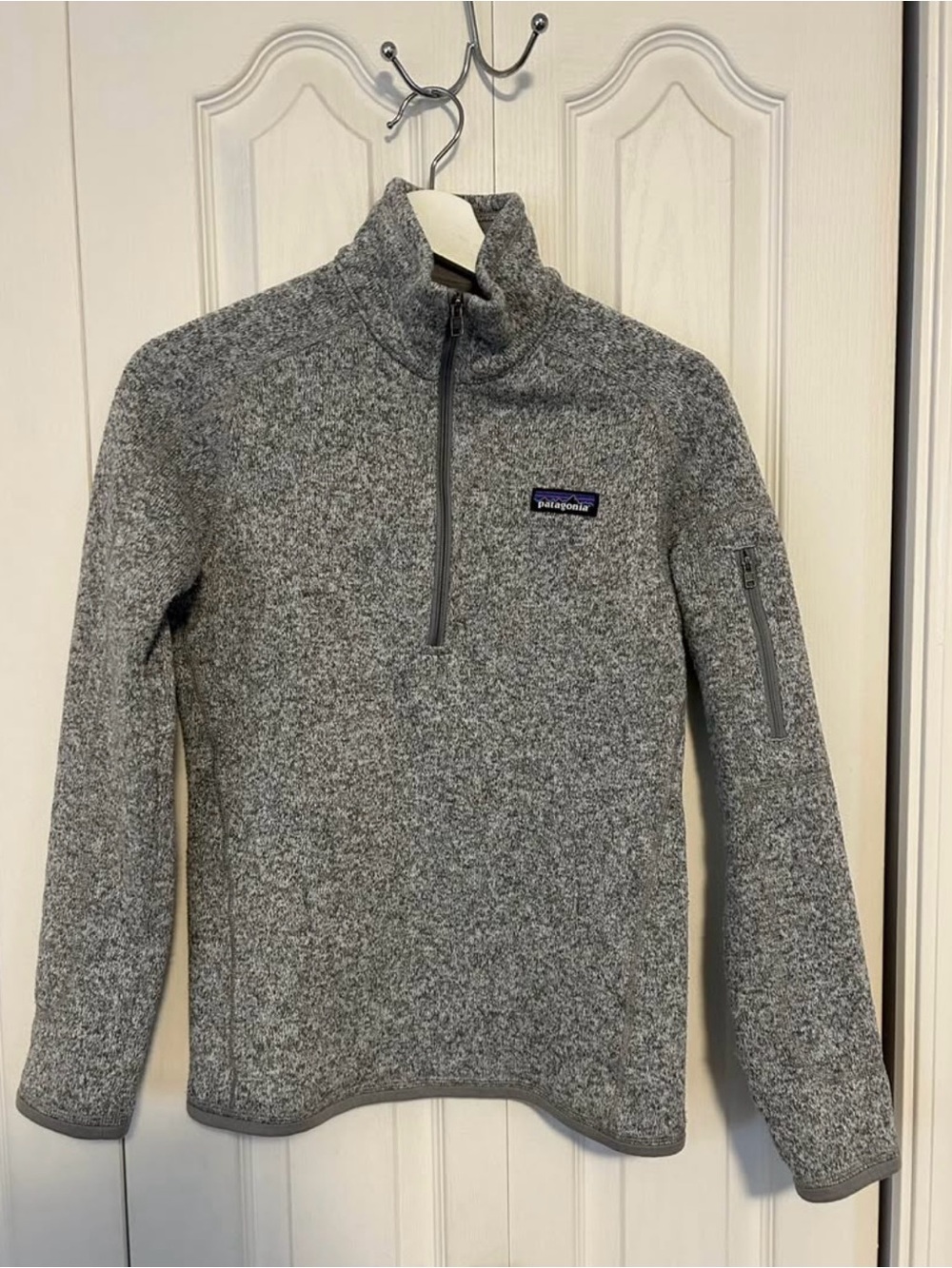 Patagonia Better Sweater Gray Half-Zip Fleece Pullover